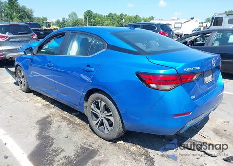 2021 Nissan Sentra Sv Xtronic Cvt z USA, uszkodzony, nr VIN 3N1AB8CV3MY223474